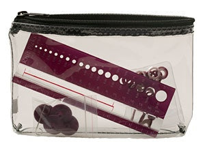 Clear Zippered Tool Pouch — manufacturer product photograph