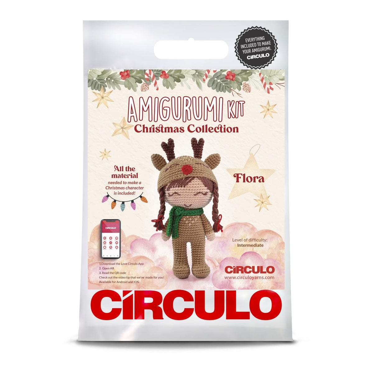 Circulo Amigurumi Kit--Christmas — 06-Flora