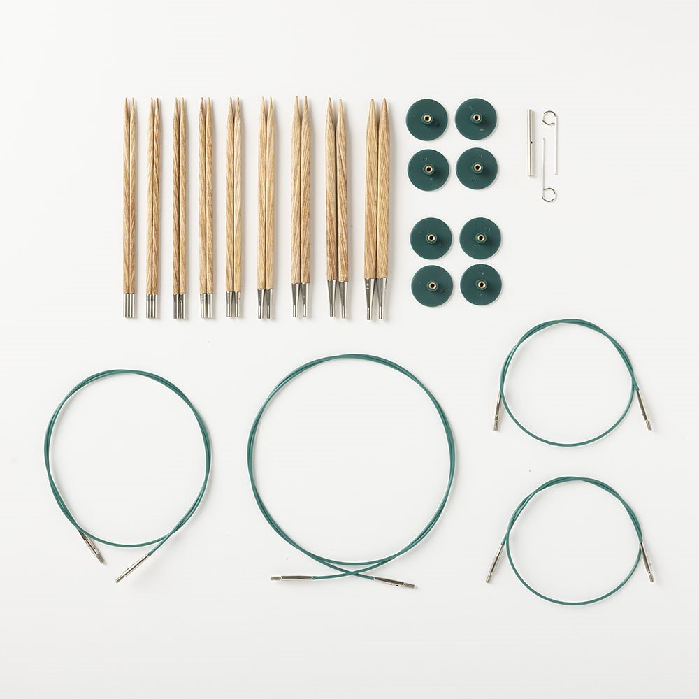Knit Picks Foursquare Sunstruck Options Short Interchangeable Circular Set