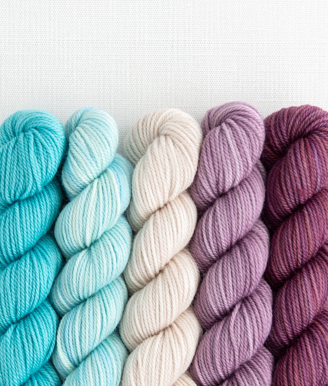 Party of 5 Tough Love Sock Sweet Georgia Yarns — Frozen Blueberry
