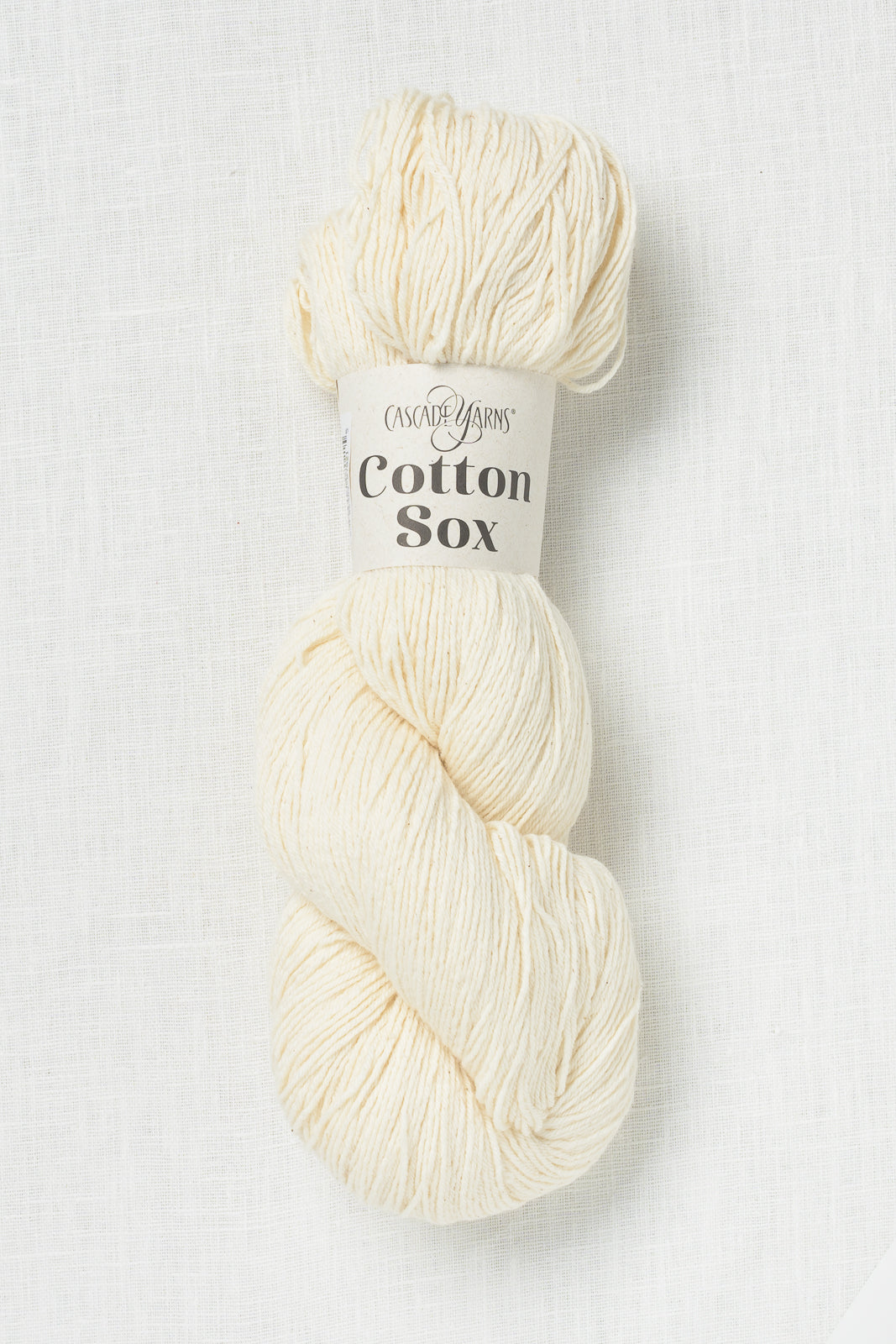 Cascade Cotton Sox — 18 Ecru