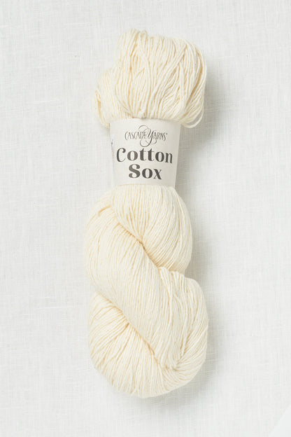 Cascade Cotton Sox — 18 Ecru