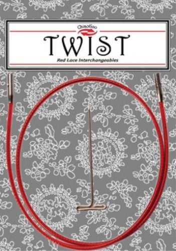 ChiaoGoo Interchangeable Twist Red Cables
