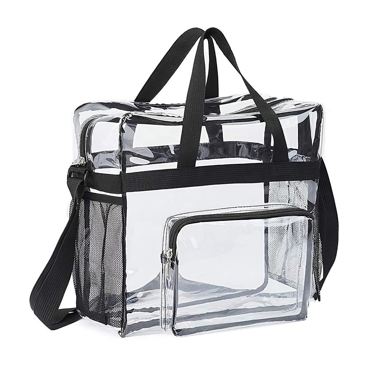 Clear Cross Body Project Bag with Gusset