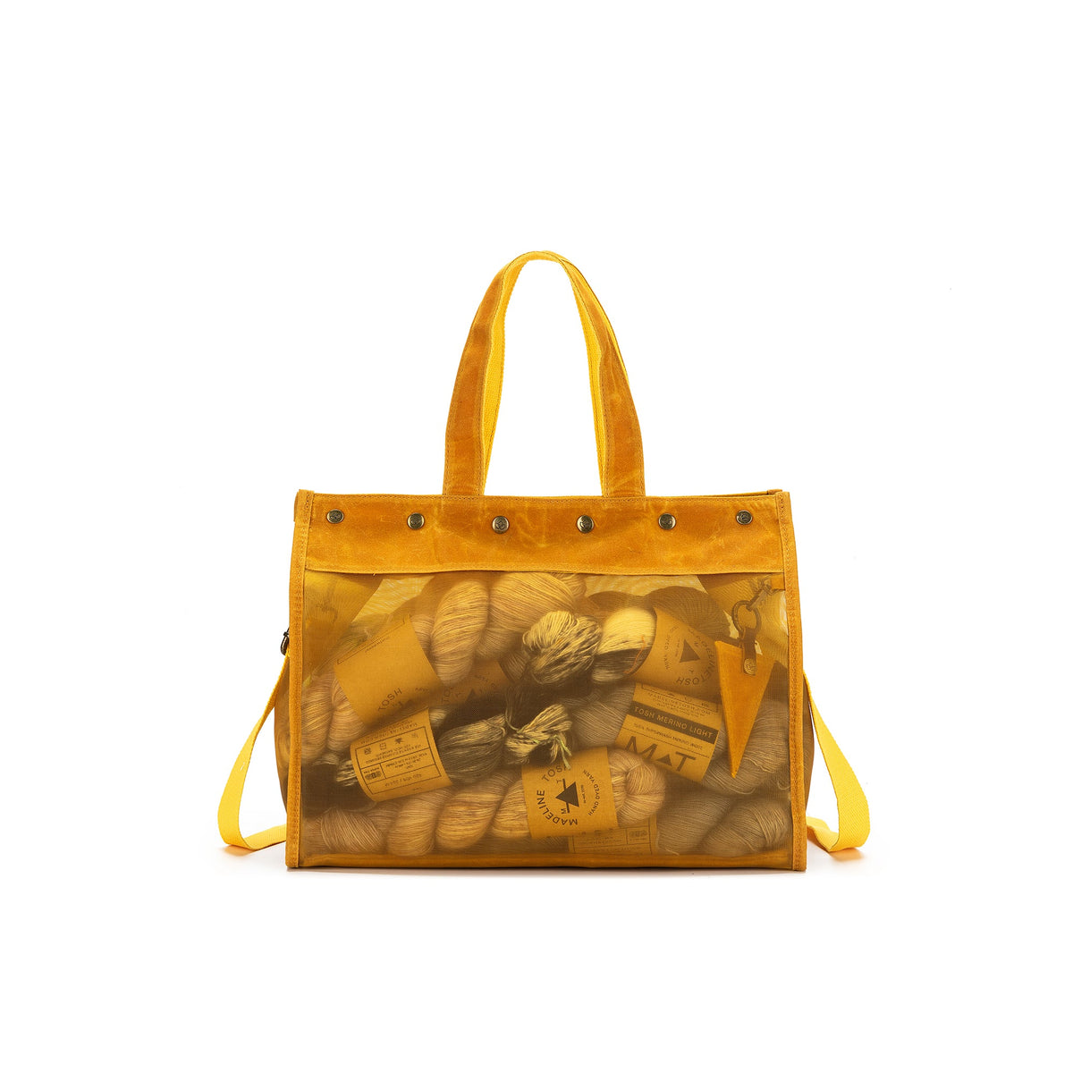 della Q - Maker’s Mesh Tote — Mustard