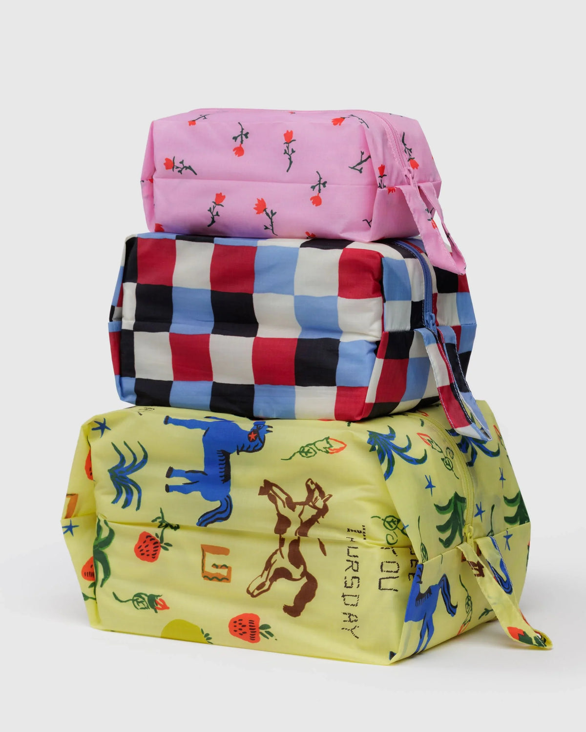 Baggu - Bags — 3D Zip Set - Painted Prarie