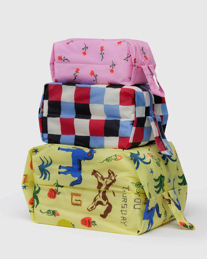 Baggu - Bags — 3D Zip Set - Painted Prarie