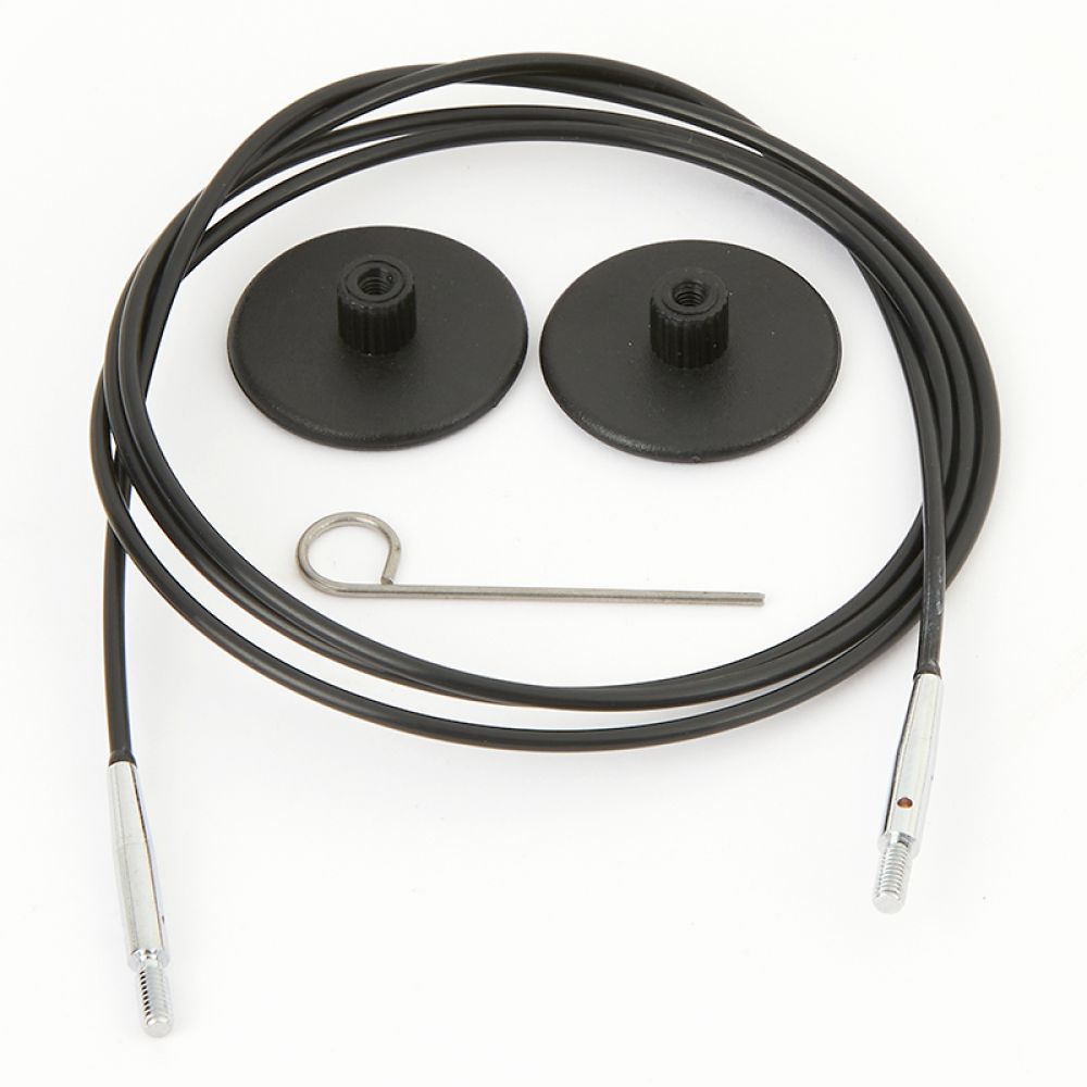 KnitPro Nylon Cable — 60 in - Black