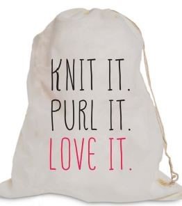 Knit Purl Love It Bag — Default Title