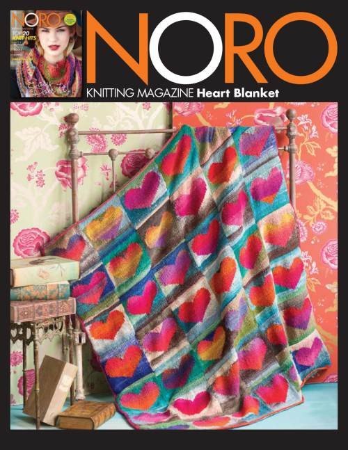 Noro Kureyon Heart Blanket