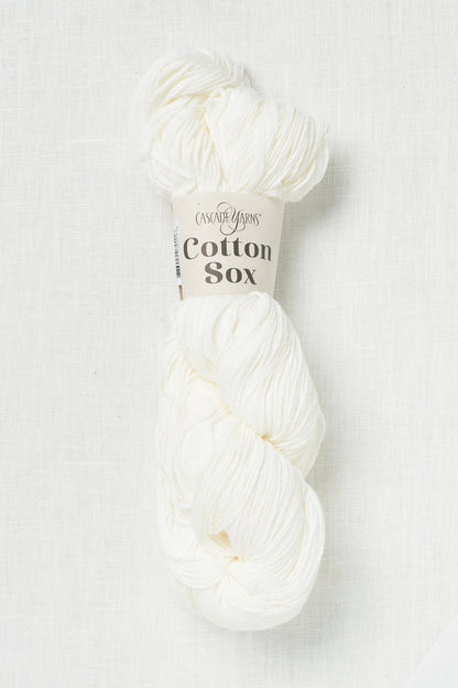 Cascade Cotton Sox — 08 White