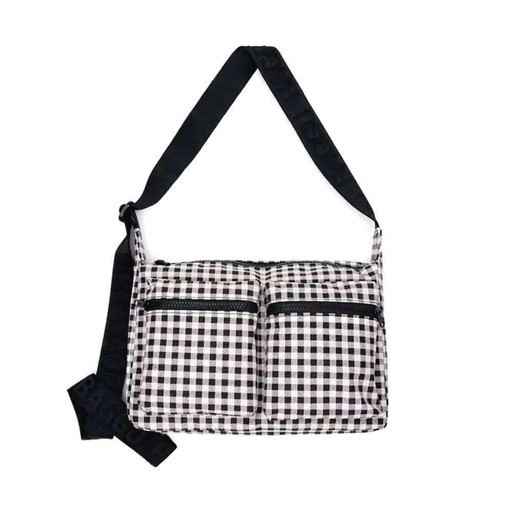 Baggu - Bags — Medium Cargo Crossbody - Black & White Gingham