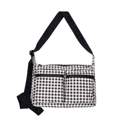 Baggu - Bags — Medium Cargo Crossbody - Black & White Gingham