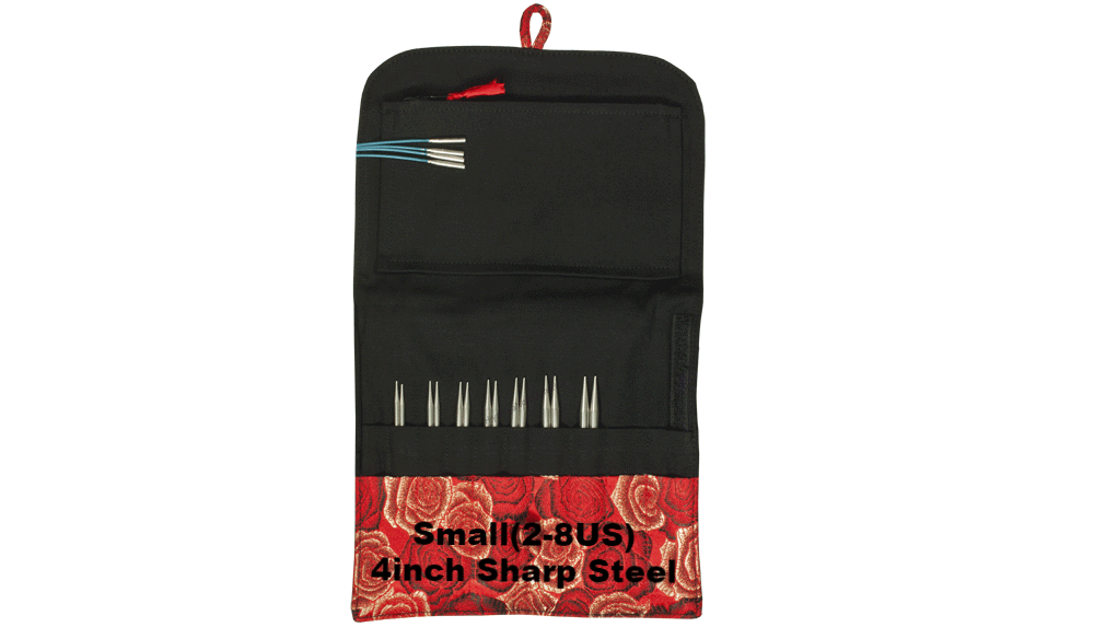 HiyaHiya Sharp Steel 4in Small Interchangeable Set Sizes 2-8 US; case color and design may vary