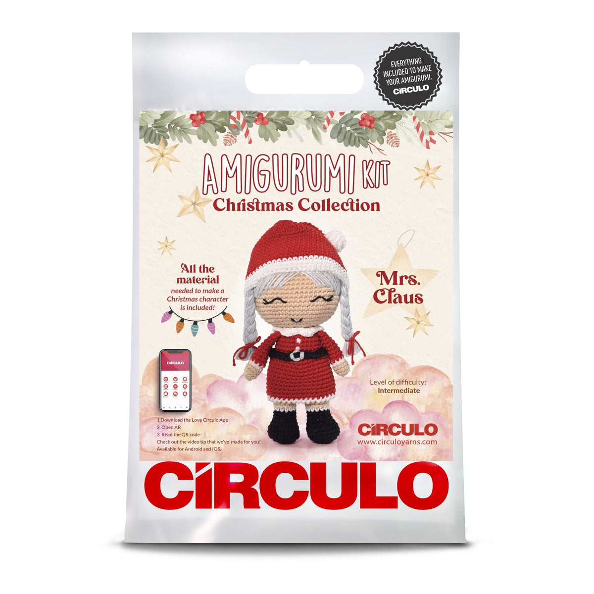 Circulo Amigurumi Kit--Christmas — 02-Mrs Claus