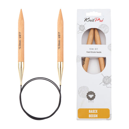 KnitPro Basix Beech 32" Fixed Circular