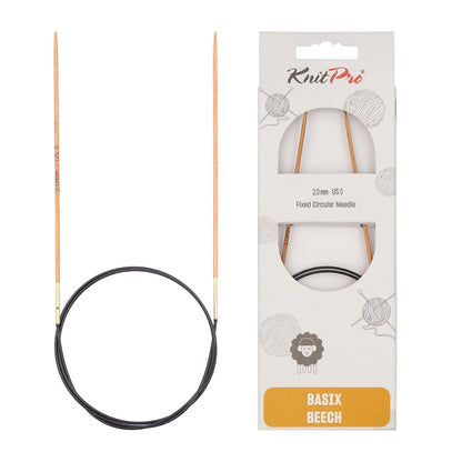 KnitPro Basix Beech 32" Fixed Circular