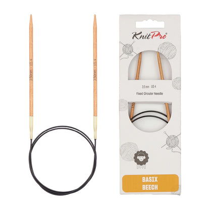 KnitPro Basix Beech 32" Fixed Circular