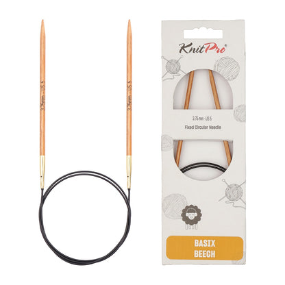 KnitPro Basix Beech 32" Fixed Circular