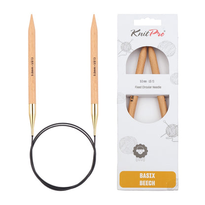 KnitPro Basix Beech 32" Fixed Circular