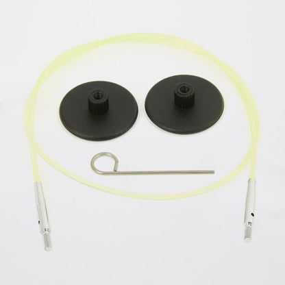 KnitPro Nylon Cable — 24 in - Lime Green