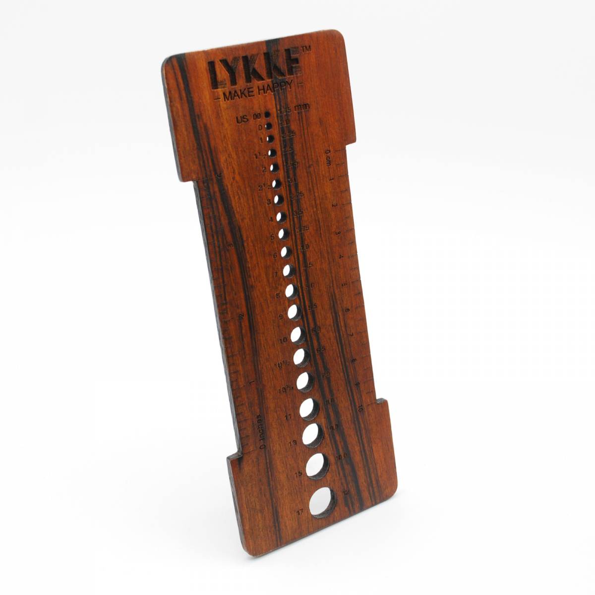 Lykke Needle Sizer & Gauge tool — Rosewood