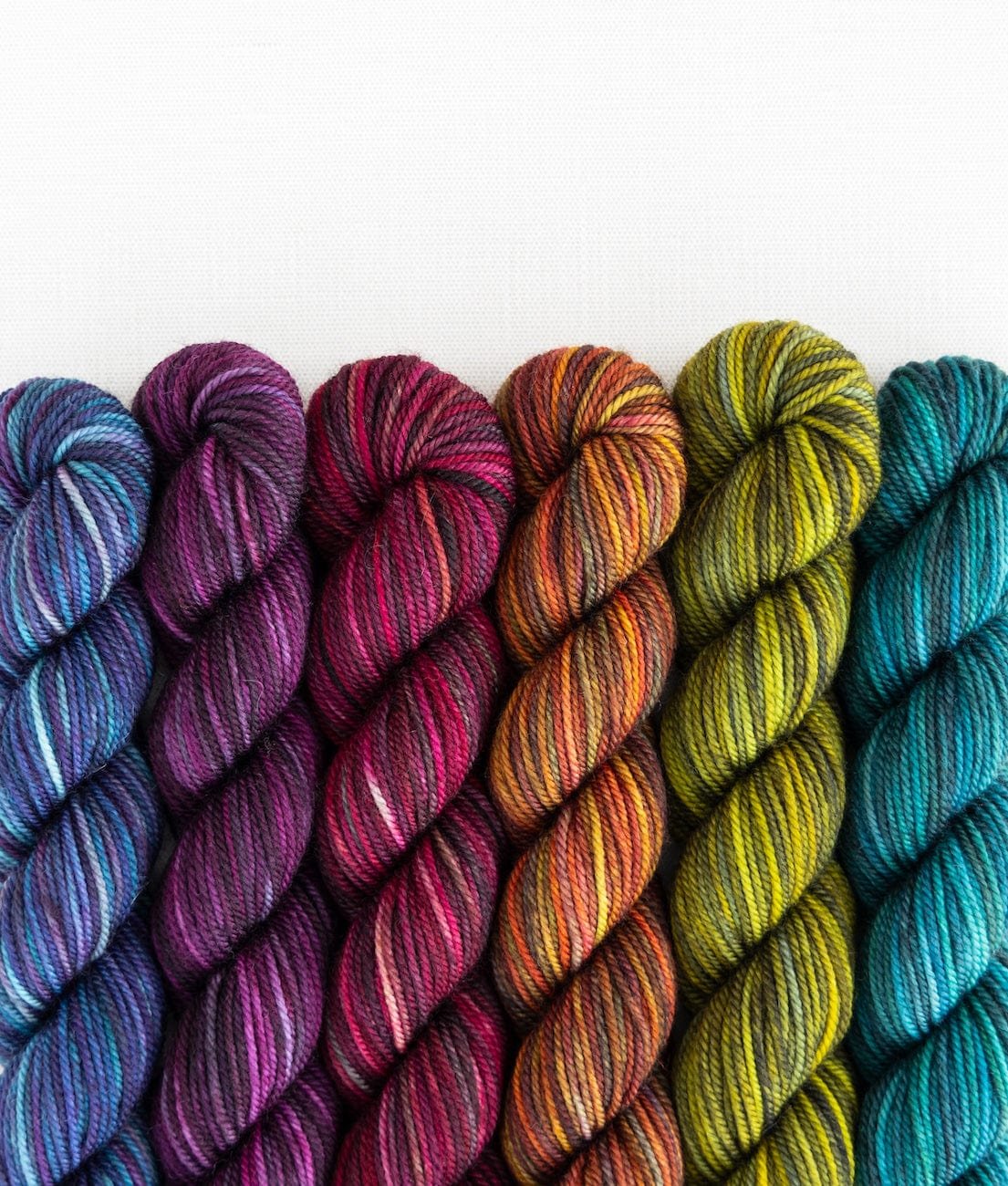 Party of 5 Tough Love Sock Sweet Georgia Yarns — Color:Hexa Hue Eclipse