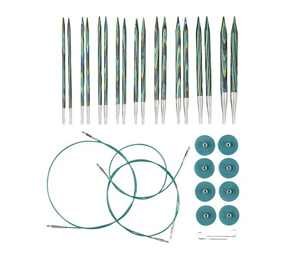 Knit Picks Options Interchangeable Caspian Circular Knitting Needle Set
