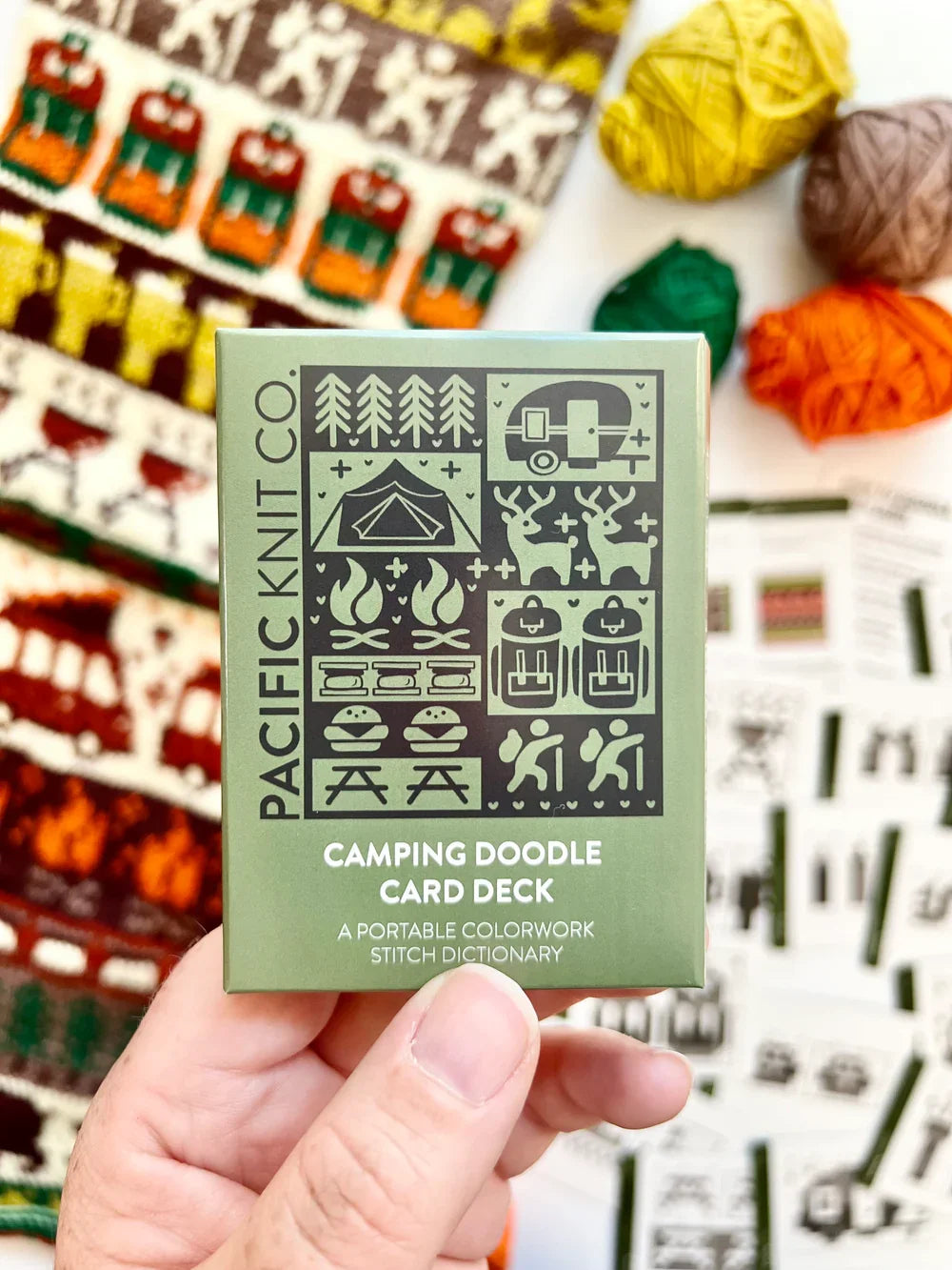 Pacific Knit Co Doodle Card Deck — Style:Camping