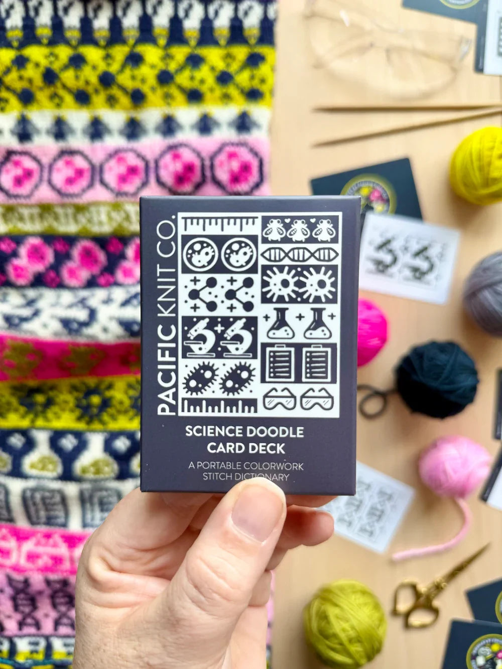Pacific Knit Co Doodle Card Deck — Style:Science
