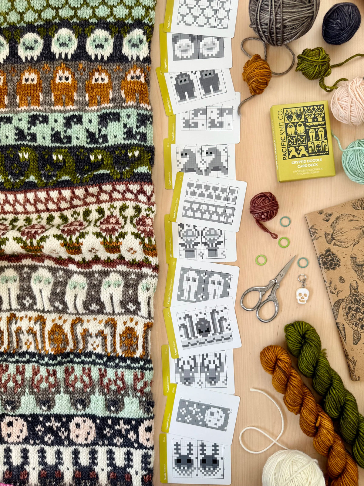 Pacific Knit Co Doodle Card Deck — Cryptid