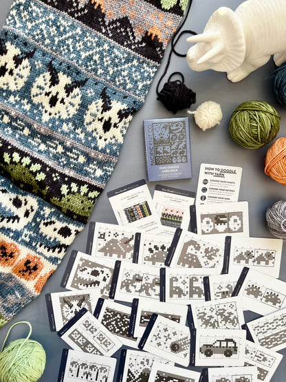Pacific Knit Co Doodle Card Deck — Dino