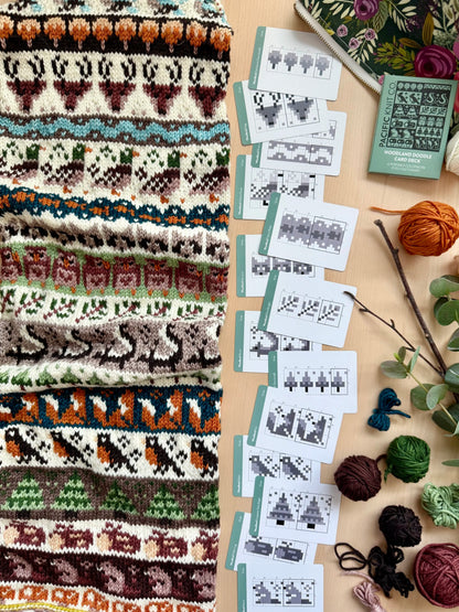 Pacific Knit Co Doodle Card Deck — Woodland