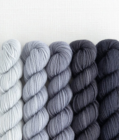 Party of 5 Tough Love Sock Sweet Georgia Yarns — Graphite